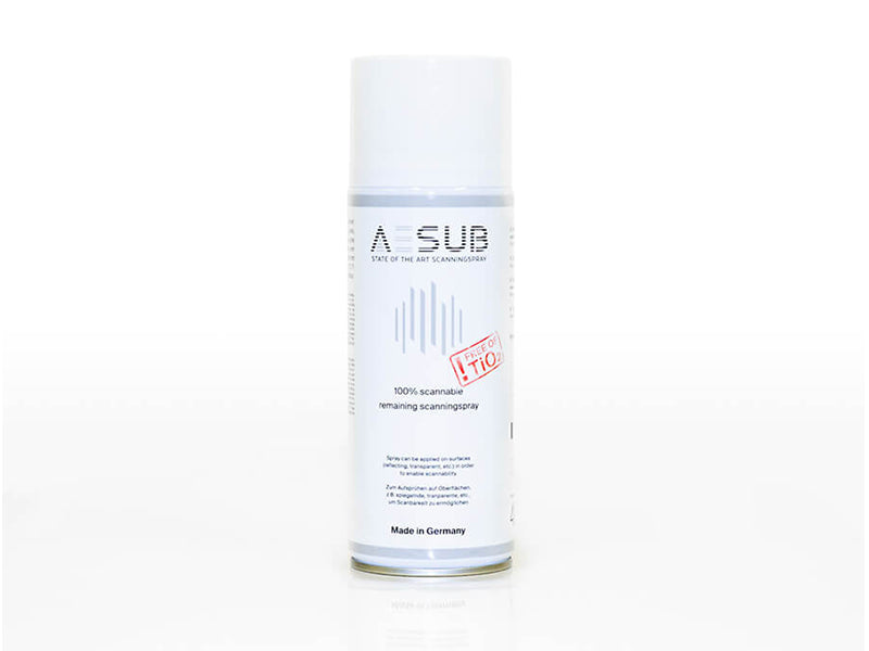 AESUB White 3D Scanning Spray - Imaging Agent, Titanium Dioxide-Free (Water-Soluble)