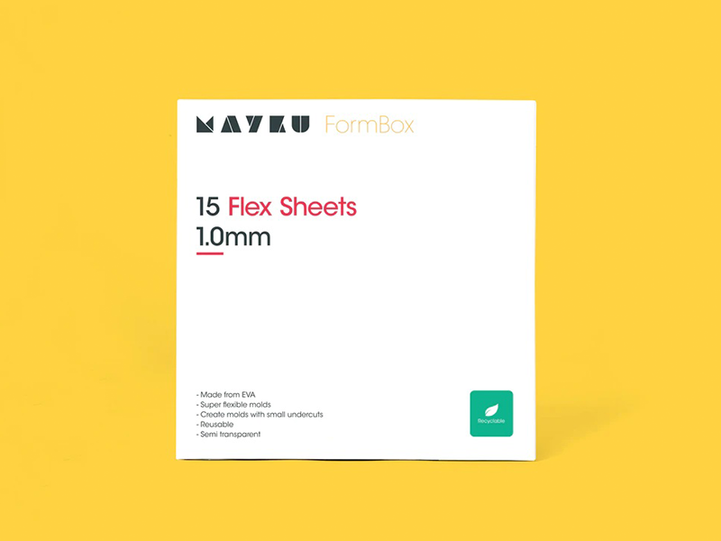 FormBox Flex Flexible Material Sheets 1mm 15 pieces