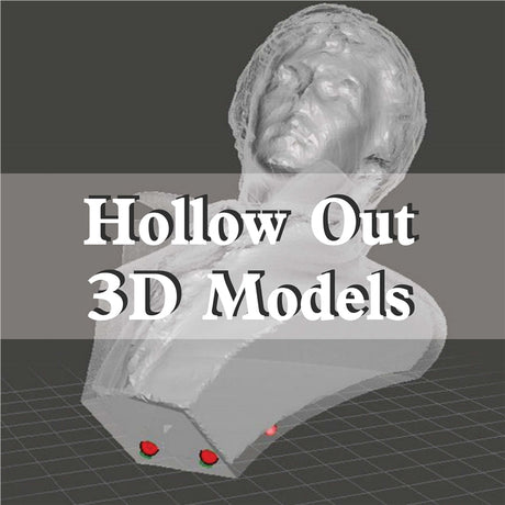【3D列印應用】空心、薄殼模型這樣做，材料時間省一半！