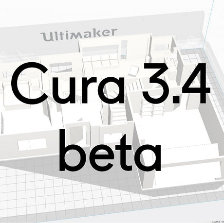 【3D列印軟體】Ultimaker Cura 3.4 beta測試版已經發布囉!