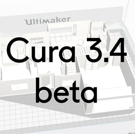 【3D列印軟體】Ultimaker Cura 3.4 beta測試版已經發布囉!
