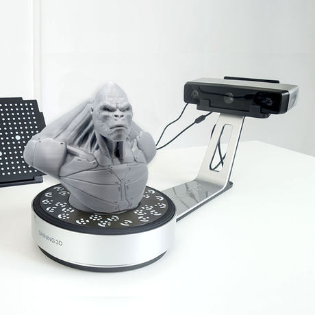 【3D掃描應用】EinScan SP開箱實錄：精度速度快一倍！