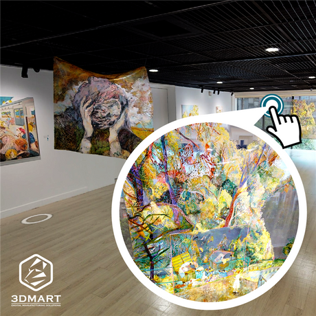 【3D環景掃描】360度全景線上看展，藝術品近距離互動！