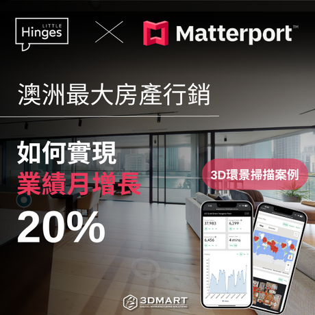 【3D環景掃描案例】Little Hinges澳洲最大房產行銷公司如何實現業績月增長20%?