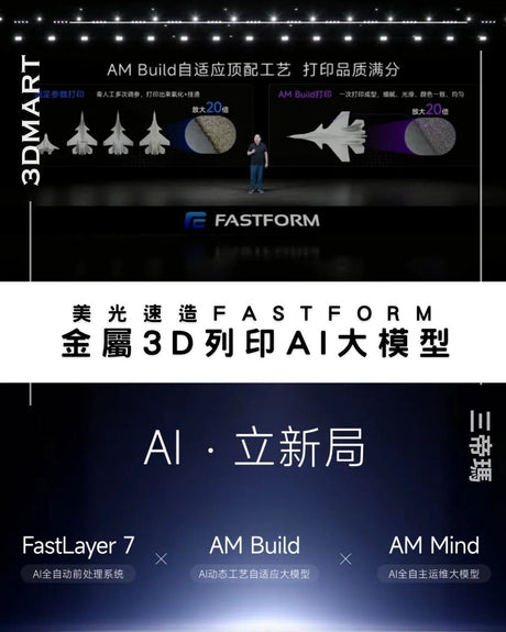 【3D列印】FastForm金屬3D列印 AI 大模型！