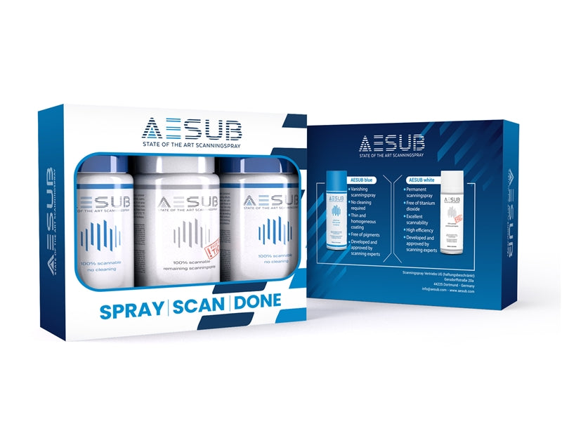 AESUB Blue 3D Scanning Spray - Self-Evaporating