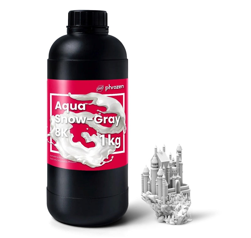 Phrozen Aqua-Gray 8K Resin Series (1kg) – 3DMART Taiwan