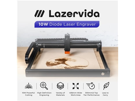 FLUX Lazervida 10W Diode Laser Engraver