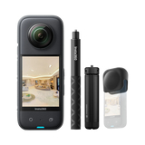 Insta360 X3 Panoramic Action Camera Virtual Tour Kit + 64GB Memory Card