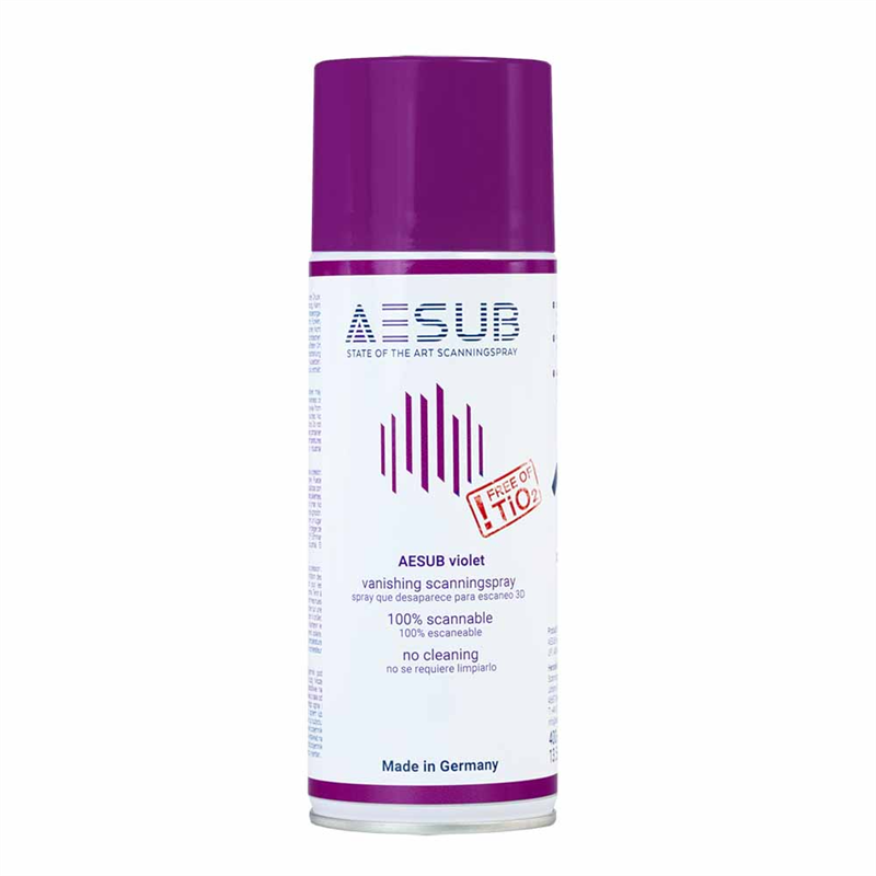 AESUB Violet 3D Scanning Spray Developer - Self-Vaporizing