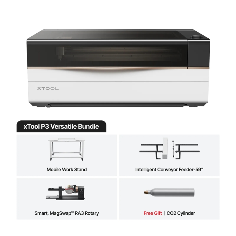xTool P3 80W Desktop CO2 Laser Cutter