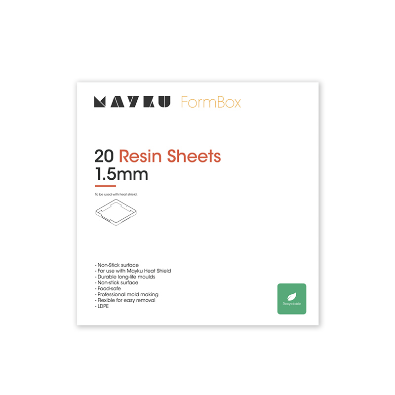 Mayku Resin Sheets 20 Pack 1.5mm