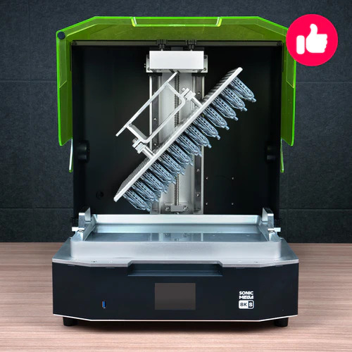 Sonic Mega 8K S LCD 3D Printer has better way to save resin