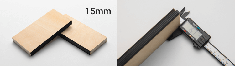 Snapmaker 40W Laser Module cutting 15mm basswood plywood