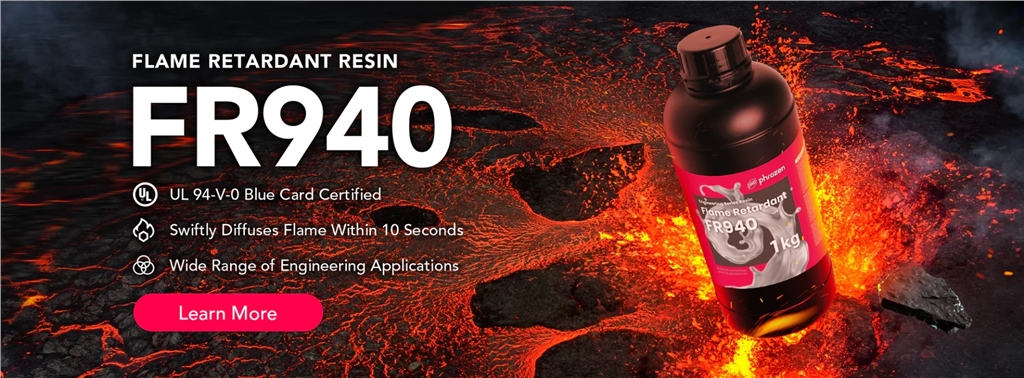 Phrozen Flame Retardant FR940 Resin - Gray