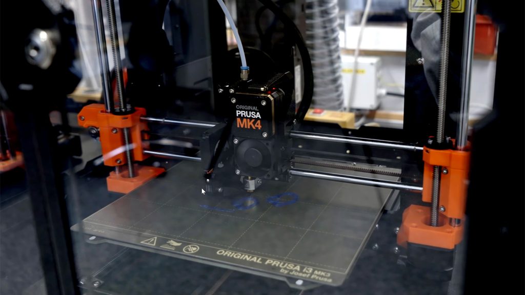 克諾爾集團在使用Prusa MK4 3D列印機