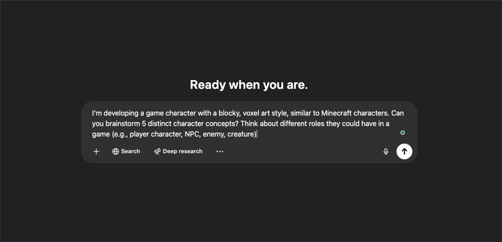 Initiate prompt strongly