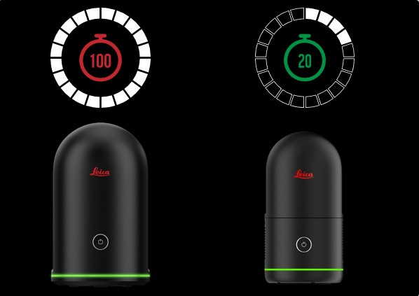 Leica Blk360 G2 3D Interior Scanner is 4x faster than G1