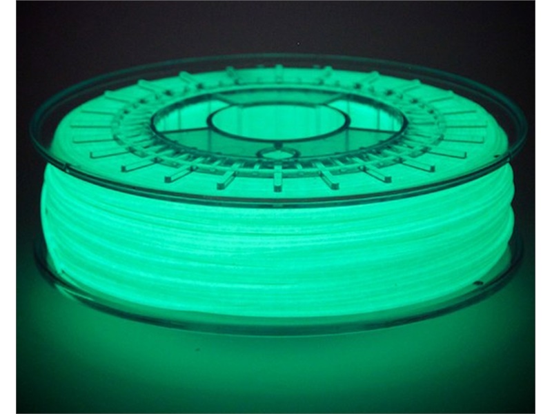夜光3D列印耗材 ColorFabb PLA/PHA - GlowFill  - Spool in dark