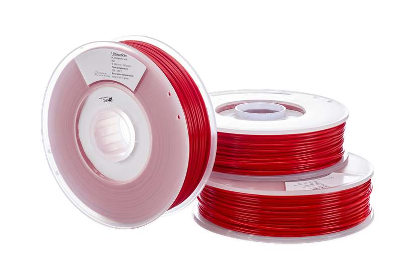 Ultimaker PLA-3D列印線材-紅色(Red)-Spool