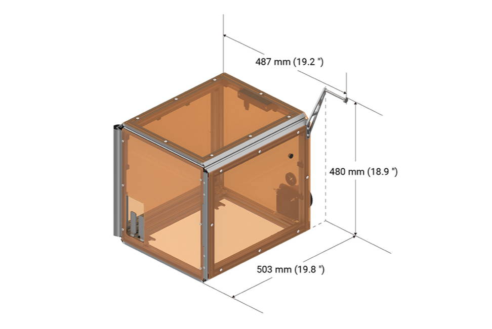 Snapmaker 2.0 A150 Enclosure Size