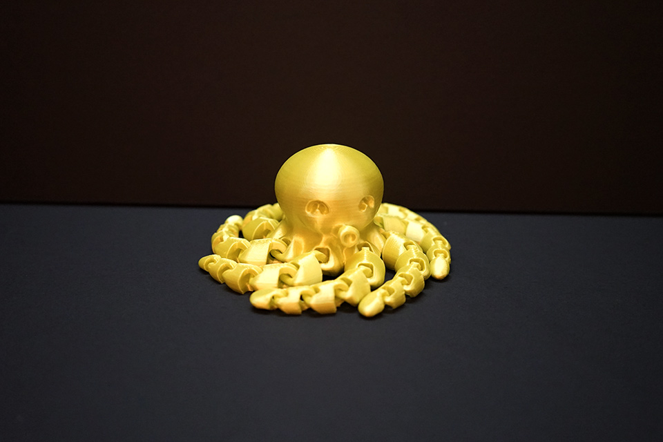 BotFeeder cPLA Golden Yellow Sample Octopus