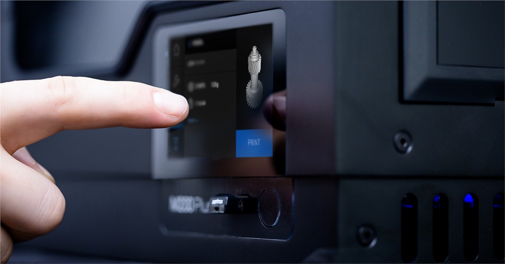 Zortrax M200 Plus 3D Printer Panel