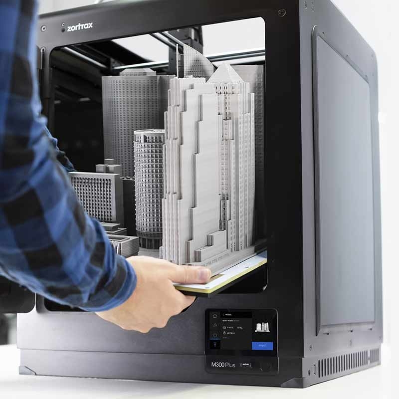 Zortrax M300 Plus 3D Printer Print Size