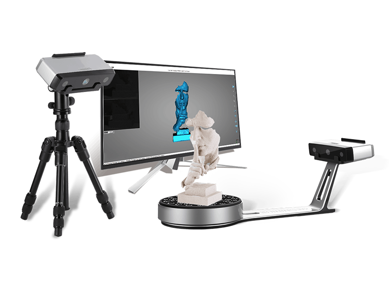 Shining EinScan-SP V2 3D掃描器在掃描模型