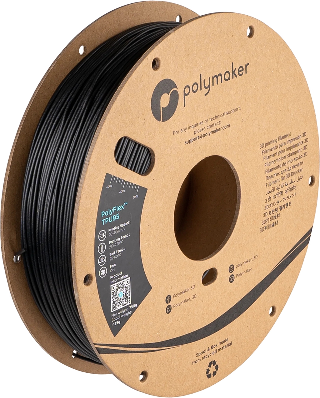 PolyFlex™ TPU95 系列 - 黑色