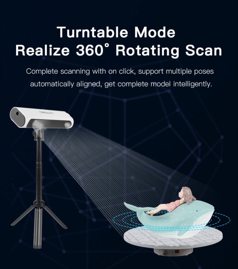 Creality scanner CR-Scan 01 turntable mode