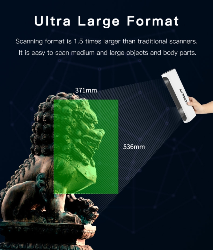 Creality scanner CR-Scan 01 ultra large format