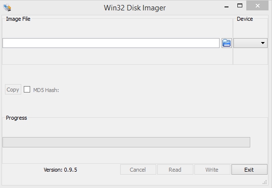 3D列印平台 3Dprinter OS Win32 Disk imager 操作