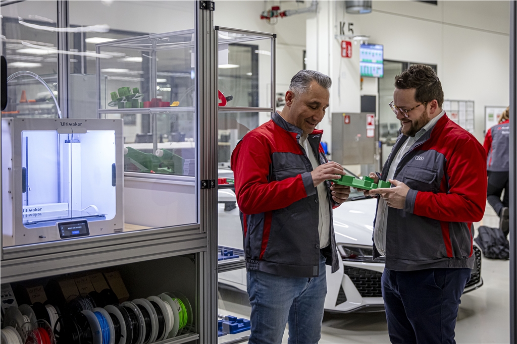 Audi Sport 用 Ultimaker 列印機列印零件