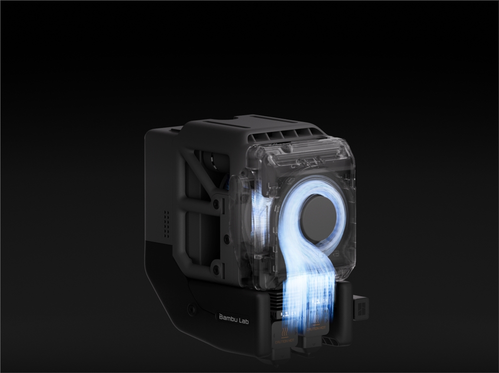 Bambu Lab H2D Pro 工具頭增強型冷卻風扇。圖片來自 Bambu Lab