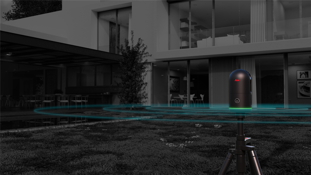 Leica Blk360 G2 雷射3D環景掃描器的高速數據傳輸