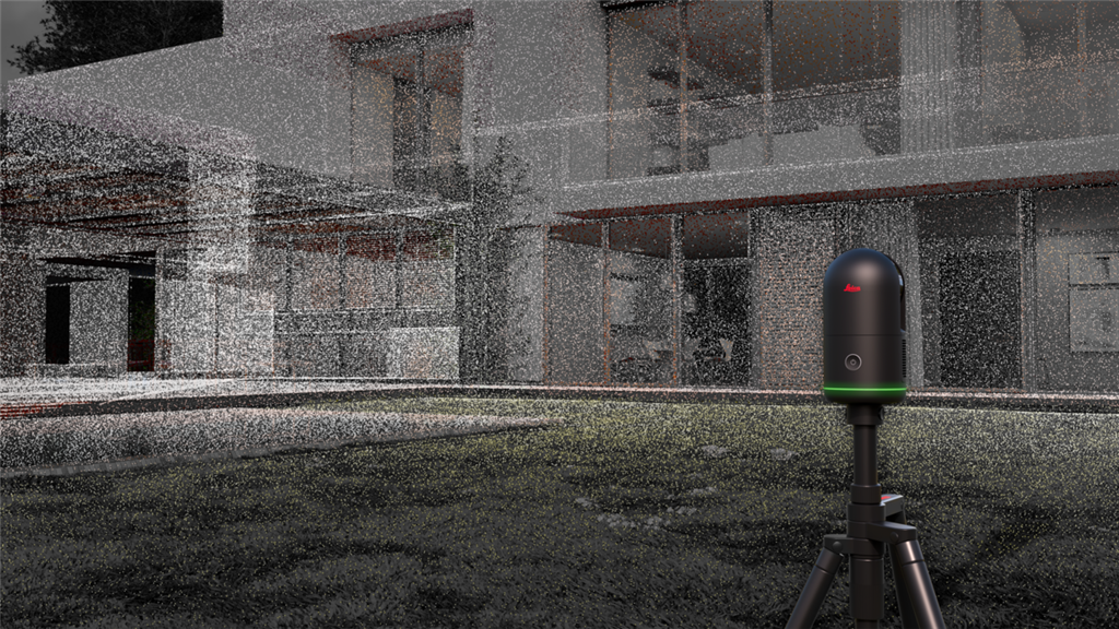 Leica Blk360 G2 雷射3D環景掃描器的超快速掃描
