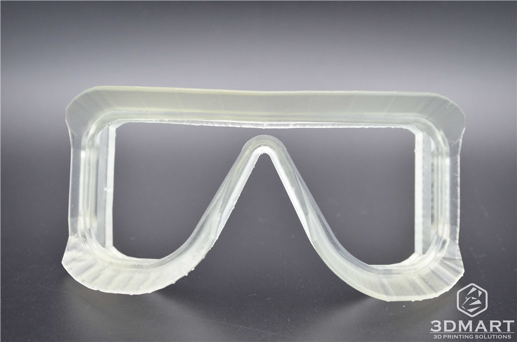 Formlabs Form2 SLA 光固化 3D列印機 滑雪鏡 表面細緻光潔