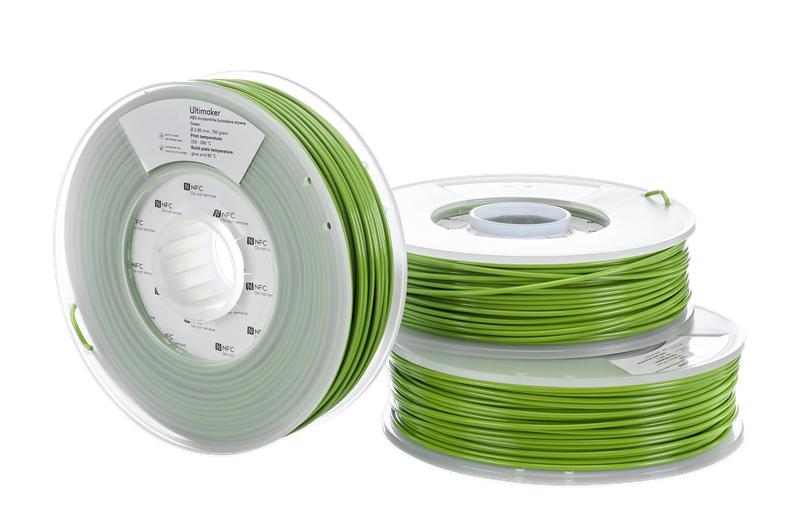 Ultimaker ABS-3D列印線材-綠色(Green)-Spool