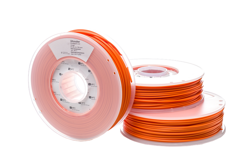 Ultimaker PLA-3D列印線材-橘色(Orange)-Spool1