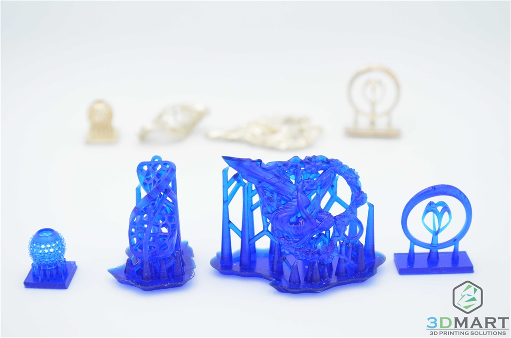 Formlabs Form2 SLA 光固化 3D列印機 Castable 鑄造樹脂 3DMART 成品一覽