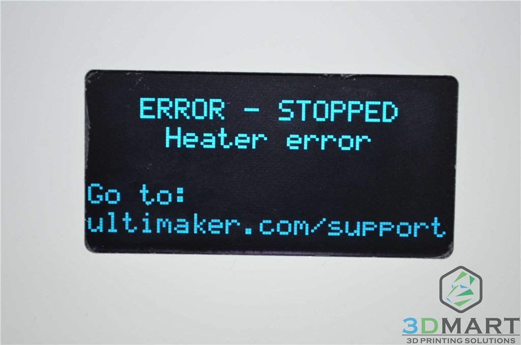 3DMart - Ultimaker Heater Error