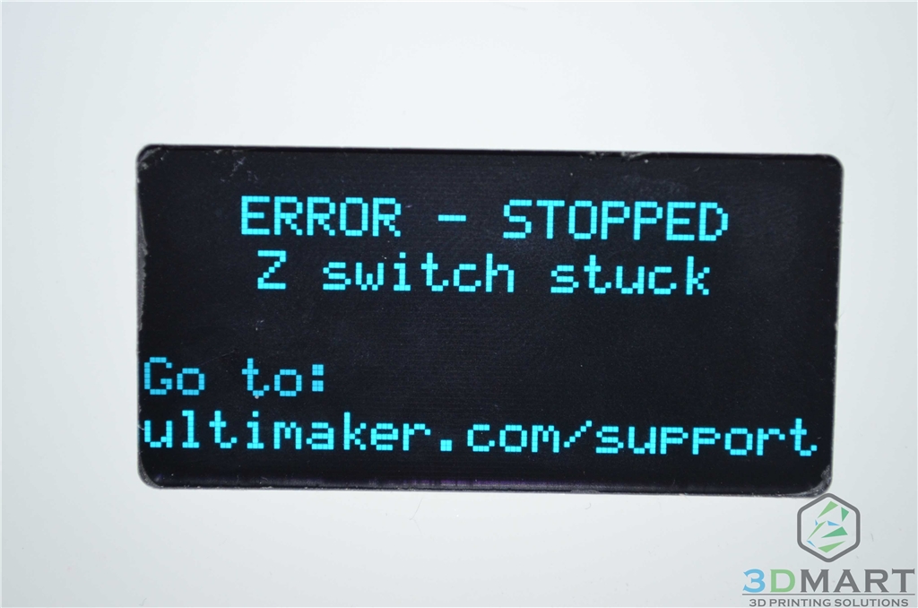3DMart - Ultimaker Z switch stuck