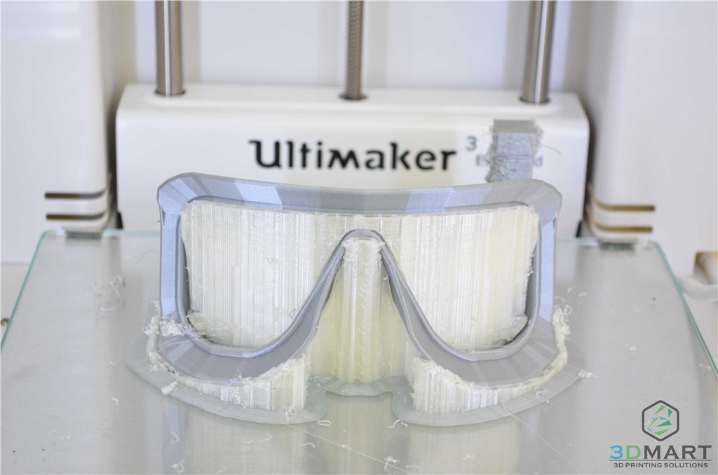 3DMART Ultimaker3 雙噴頭 3D列印機 水溶性支撐 護目鏡